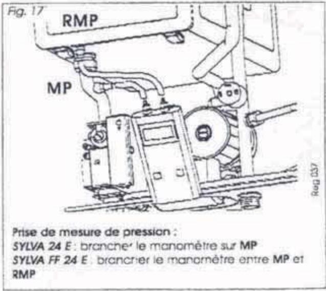 SAUNIER DUVAL SYLVA 24 - - Réglage de pression à puissance maximale - 4