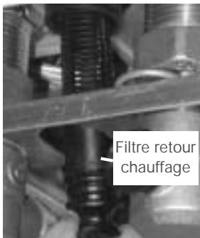 Filtre retour chauffage