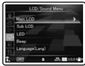 OLYMPUS LS-20M - Méthode de paramétrage du menu - 4