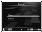 OLYMPUS LS-20M - Formatage [Format] - 4