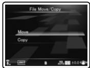 OLYMPUS LS-20M - Déplacer/copier des fichiers [File Move/Copy] - 2
