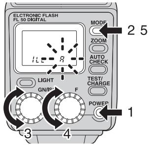 OLYMPUS FL-50 - RÉGLAGE PERSONNALISÉ - 1