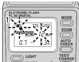 OLYMPUS FL-50 - Utilisation du diffuseur grand-angulaire - 1