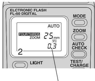 OLYMPUS FL-50 - ■Ajustement de l'intensité de la lumière - 2