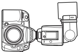 OLYMPUS FL-50R - Utilisation de l'adaptateur de réflecteur - 5