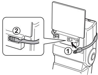 OLYMPUS FL-50R - Utilisation de l'adaptateur de réflecteur - 2