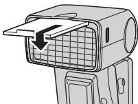 OLYMPUS FL-50R - Utilisation du diffuseur grand-angulaire - 2