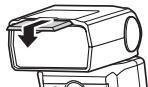 OLYMPUS FL-600R - Utilisation du diffuseur grand-angulaire - 2