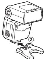 OLYMPUS FL-600R - Plaatsen van draadloze flitseenheden - 2