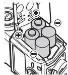 OLYMPUS FL-600R - Loading Batteries - 2