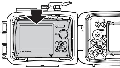 OLYMPUS PT-041 - Setzen Sie die Digitalkamera ein. - 1