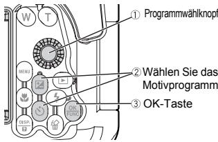 OLYMPUS PT-041 - So wahlen Sie ein Aufnahmeprogramm/Motivprogramm - 1