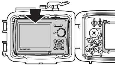 OLYMPUS PT-041 - Load the digital camera. - 1