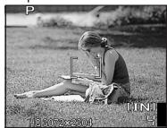 OLYMPUS PT-041 - Überprüfen Sie das Aufnahmeprogramm/Motivprogramm. - 1