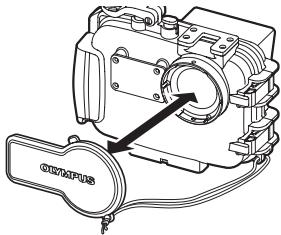 OLYMPUS PT-041 - Montage et retrait du bouchon d'objet. - 1