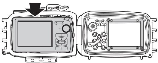 OLYMPUS PT-042 - Setzen Sie die Digitalkamera ein. - 1