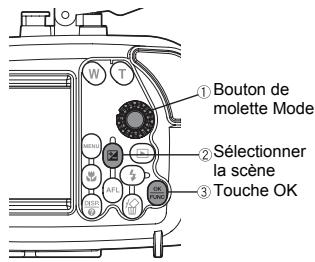 OLYMPUS PT-042 - Comment selectionner le mode de scène de prise de vue - 1