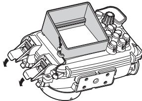 OLYMPUS PT-042 - Verschlieben Sie das Gehäuse. - 1