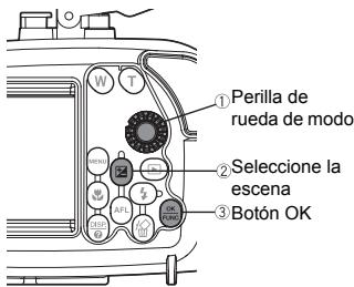 OLYMPUS PT-042 - como seleccionar el modo de toma fotografica - 1
