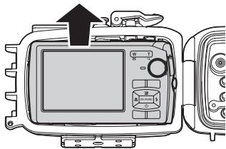 OLYMPUS PT-042 - Take out the digital camera. - 1