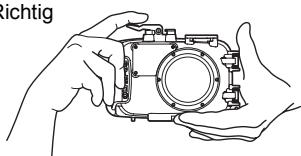 OLYMPUS PT-042 - Richtiges Halten des Gehäuses - 1