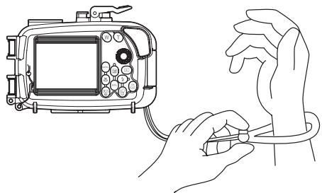 OLYMPUS PT-042 - como usar la correa de mano - 1