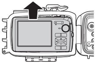OLYMPUS PT-042 - Entnehmen Sie die Digitalkamera. - 1