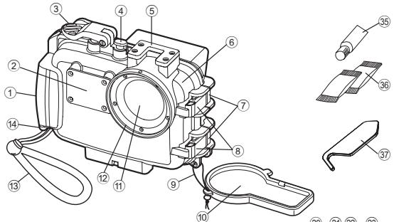 OLYMPUS PT-043 - Nomenclature des pieces - 1