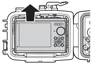OLYMPUS PT-043 - Take out the digital camera. - 1