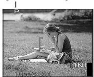 OLYMPUS PT-043 - Confirm the shooting scene and shooting mode. - 1