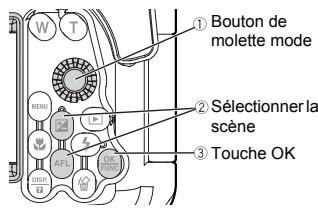 OLYMPUS PT-043 - Comment selectionner le mode de scene de prise de vue - 1