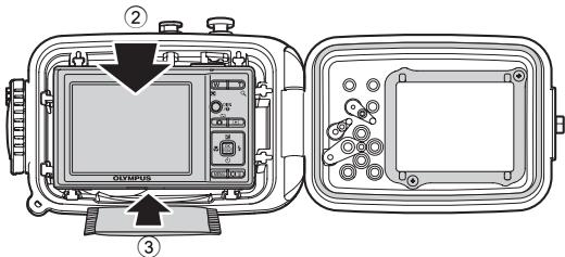 OLYMPUS PT-046 - Load the digital camera - 1