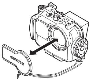 OLYMPUS PT-047 - Colocar y retirar la tapa del objetivo - 1