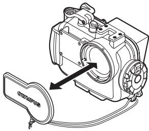 OLYMPUS PT-047 - Montage et retrait du bouchon d'objectif - 1