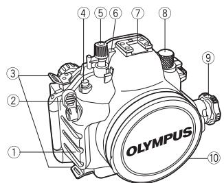 OLYMPUS PT-E03 - Nomenclature des pieces - 1