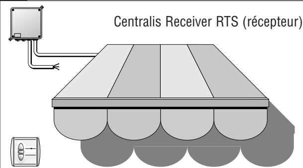 SOMFY INTEO CENTRALIS RECEIVER RTS - G SCHEMA DE PRINCipe - 1