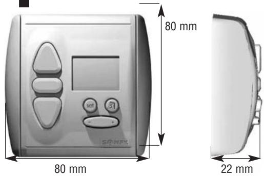 SOMFY INTEO CHRONIS RTS - Données technique - 1