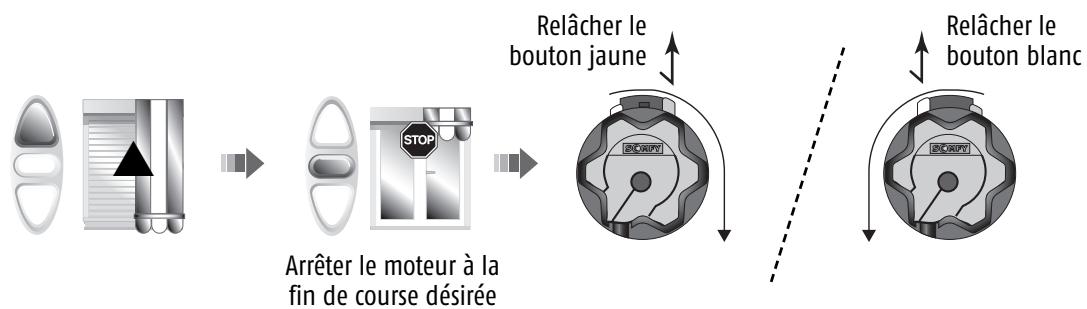 SOMFY LT 50 RH - Réglage des fins de courses - 3