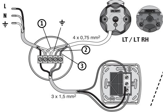 SOMFY LT 60 - Alimentation et câblage - 4