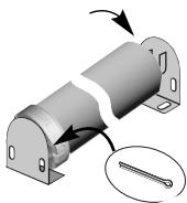 SOMFY LT60 - Installer le tube sur ses supports - 9