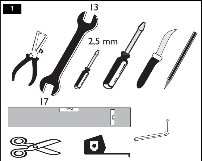 SOMFY PASSEO 400 - Fixations - 1