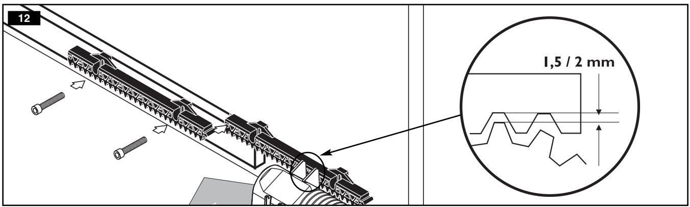 SOMFY PASSEO 400 - 12 Montage de la crémaillere - 4