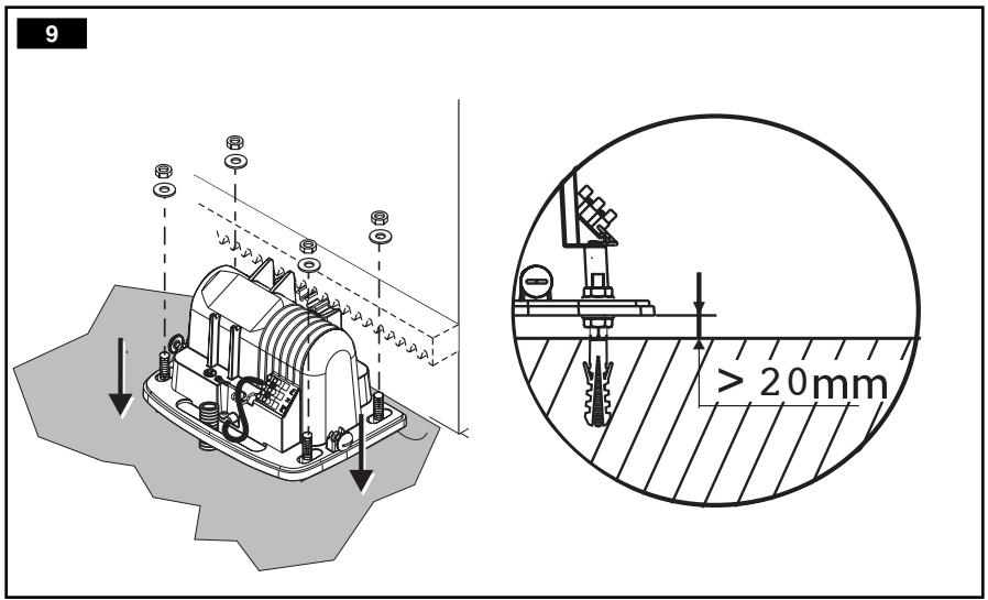 SOMFY PASSEO 400 - 12 Montage de la crémaillere - 1