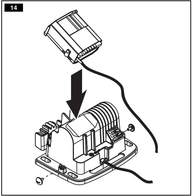 SOMFY PASSEO 400 - Positionnement du boîtier électronique - 1