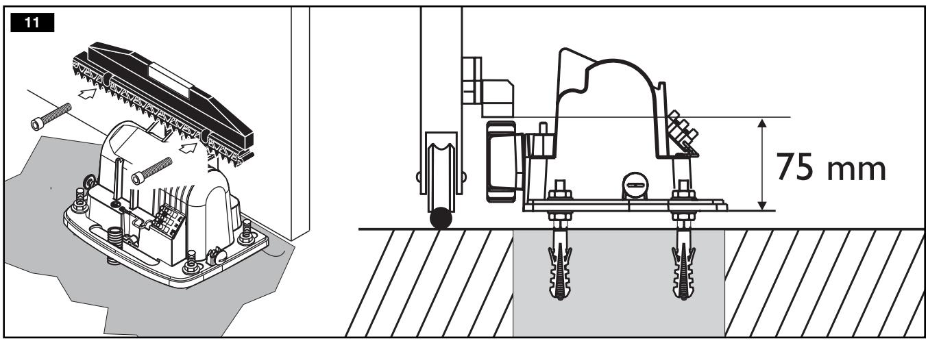 SOMFY PASSEO 400 - 12 Montage de la crémaillere - 3
