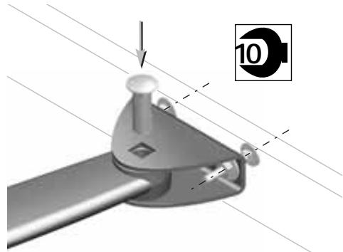 SOMFY SGA 4100 - Montage des bras - 2