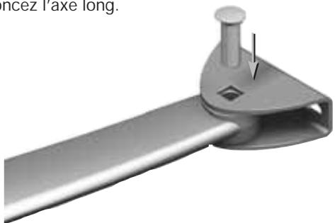 SOMFY SGA 4100 - - Mise en place de la patte de fixation - 2