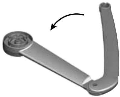 SOMFY SGA 4100 - Repliez les deux bras de sorte que les rainures internes soient alignées. - 1