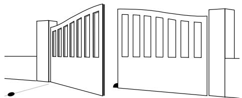 SOMFY SGA 4100 - Présence des butées de portail - 1