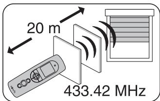 SOMFY TELIS COMPOSIO RTS - Portée radio - 1